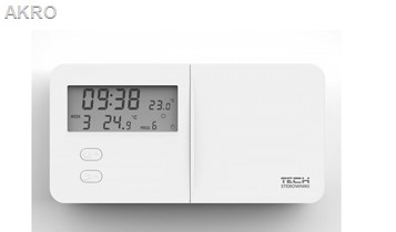 TECH T-9.1 Przewodowy Tygodniowy Regul.Pokojowy B.